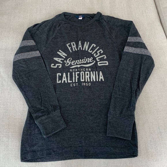 Grey “San Francisco” Long Sleeve Shirt — SIZE SMALL! - Picture 1 of 4